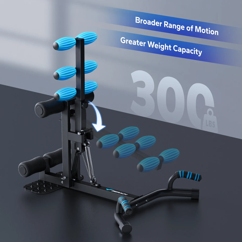 Deep Squat Machine Adjustable Glutes Trainer Machine Core Leg Push up Workout Machine Multifunctional Buttocks Machine