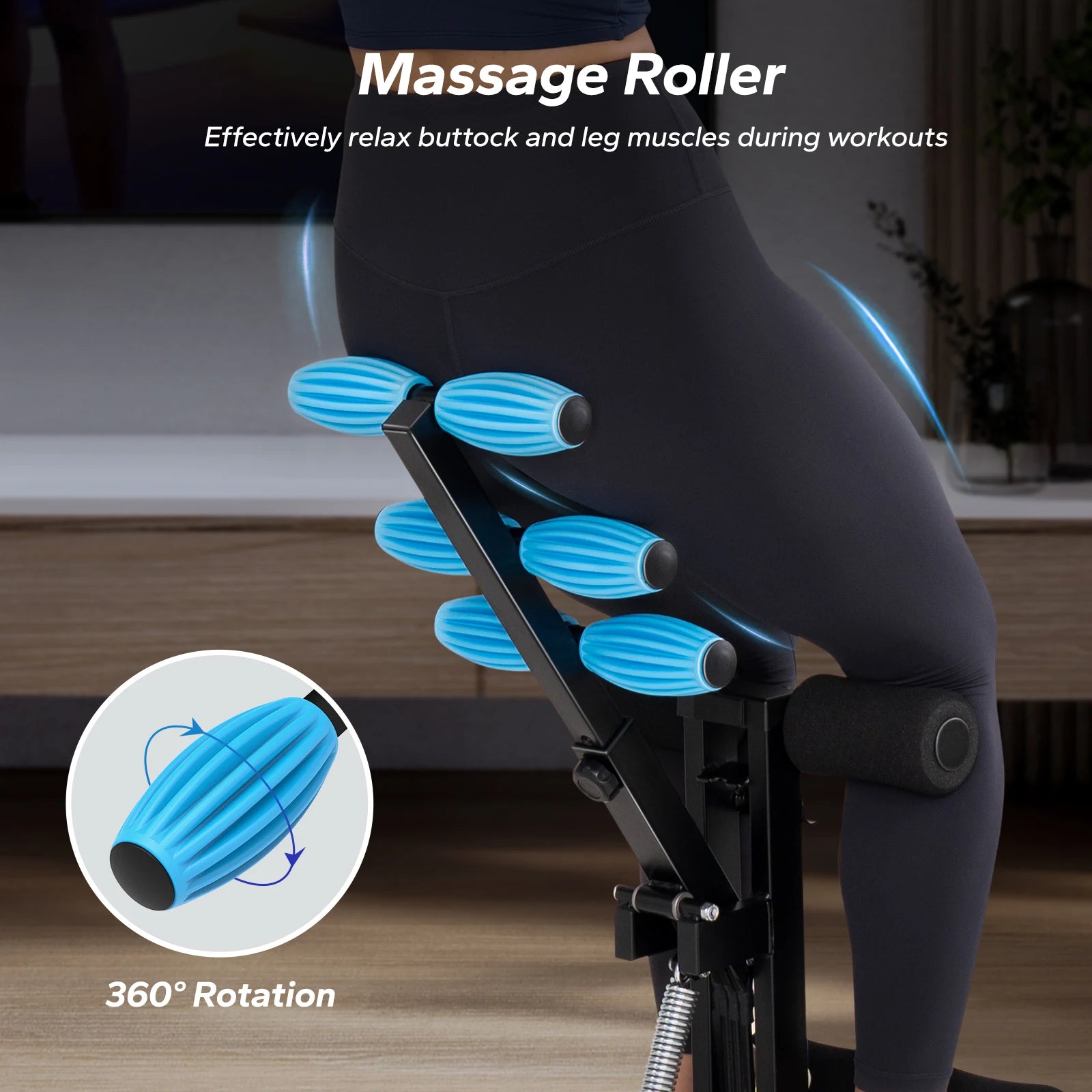 Deep Squat Machine Adjustable Glutes Trainer Machine Core Leg Push up Workout Machine Multifunctional Buttocks Machine
