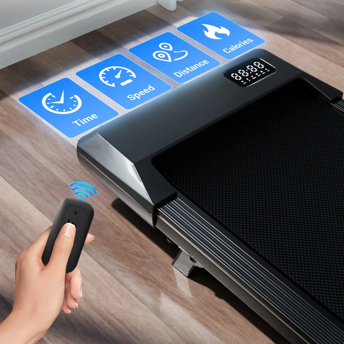 Compact Quiet Walking Treadmill