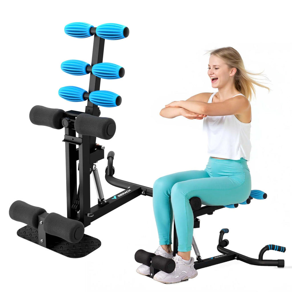 Deep Squat Machine Adjustable Glutes Trainer Machine Core Leg Push up Workout Machine Multifunctional Buttocks Machine